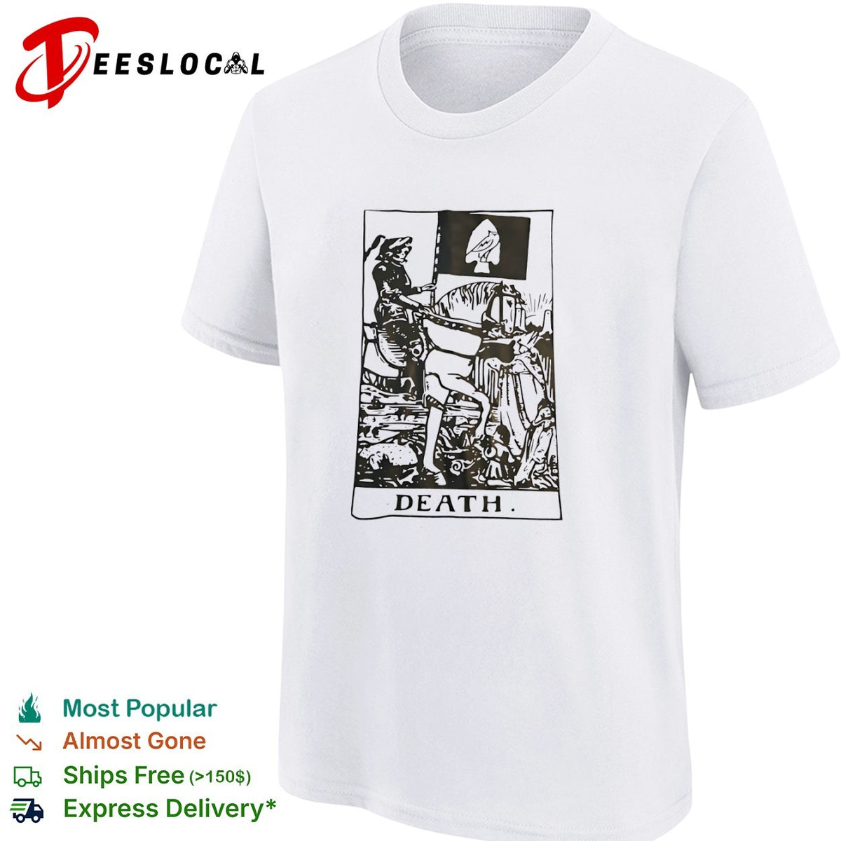 Death Tarot Card shirt