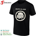 Death in June skull and crossbones logo with number 6 symbol shirt