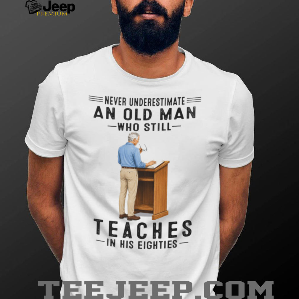 Dedicated Teacher Still Teaching In Eighties Shirt
