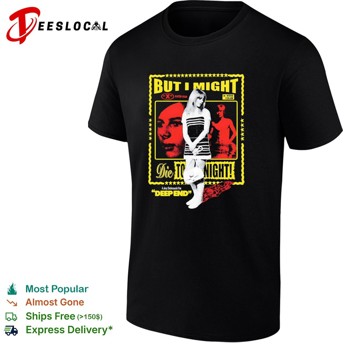 Deep End Jane Asher John Moulder Brown But I Might Die Tonight Jerzy Skolimowski shirt