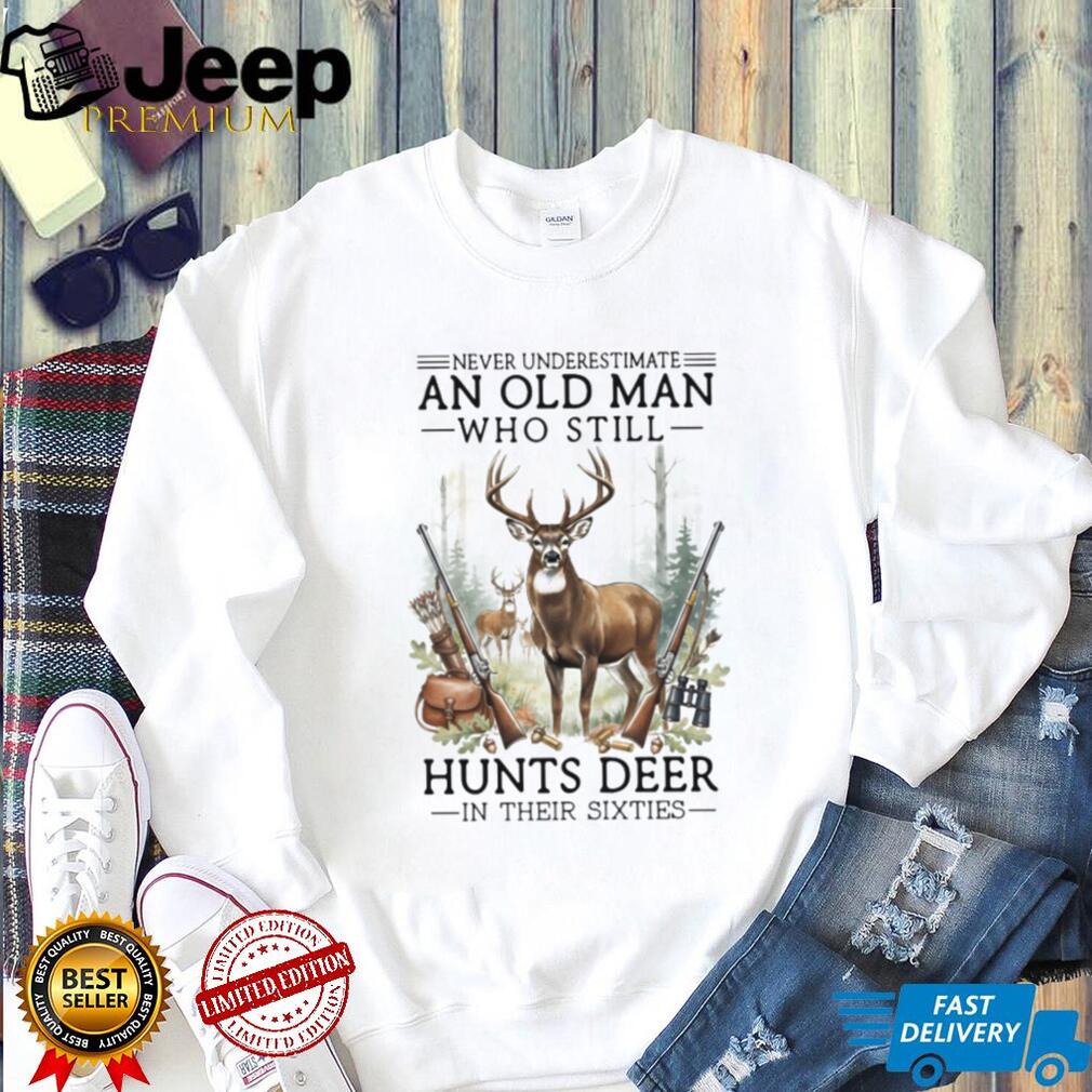 Deer Hunting Old Man Sixties Hunter Shirt