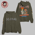 Def Leppard Live At Caesars Palace The Las Vegas Residency 2026 Merch I Got Rocked Zip Hoodie
