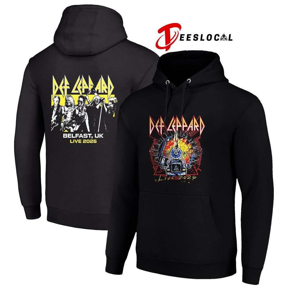 Def Leppard tour UK and EU Belfast UK event shirt