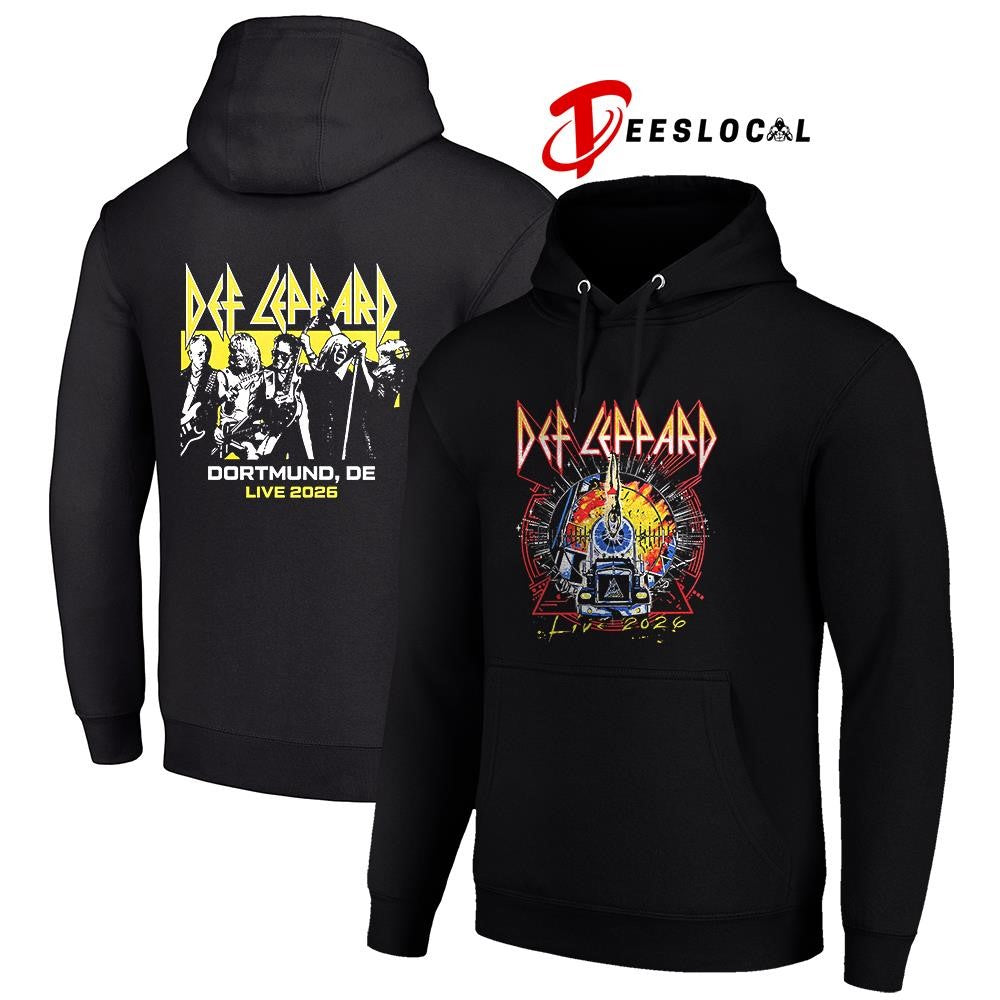 Def Leppard tour UK and EU Dortmund Germany event shirt