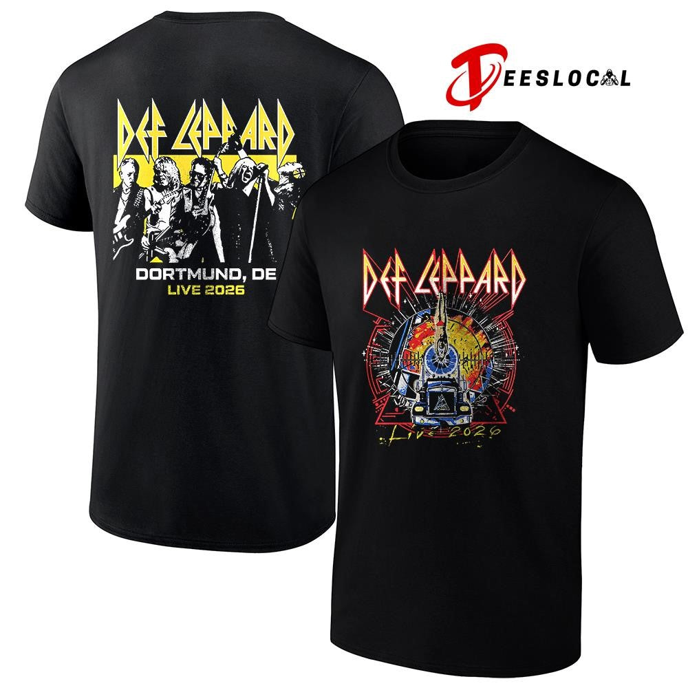 Def Leppard tour UK and EU Dortmund Germany event shirt