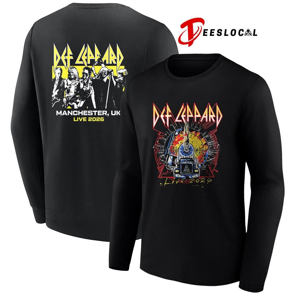 Def Leppard tour UK and EU Manchester UK event shirt