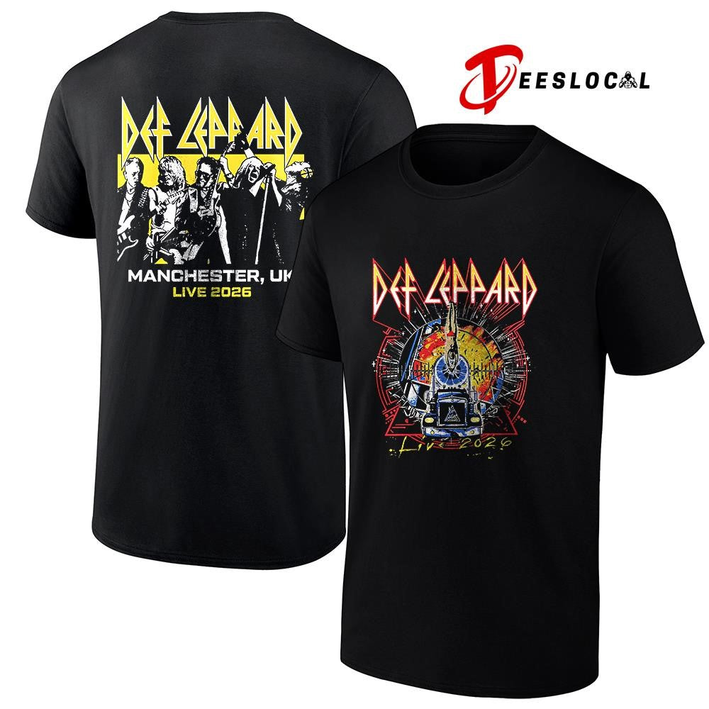Def Leppard tour UK and EU Manchester UK event shirt