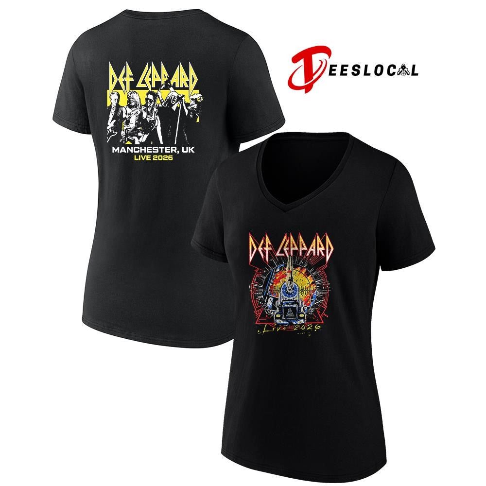 Def Leppard tour UK and EU Manchester UK event shirt