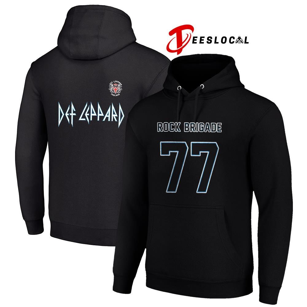 Def Leppard tour UK and EU Rock Brigate 77 shirt