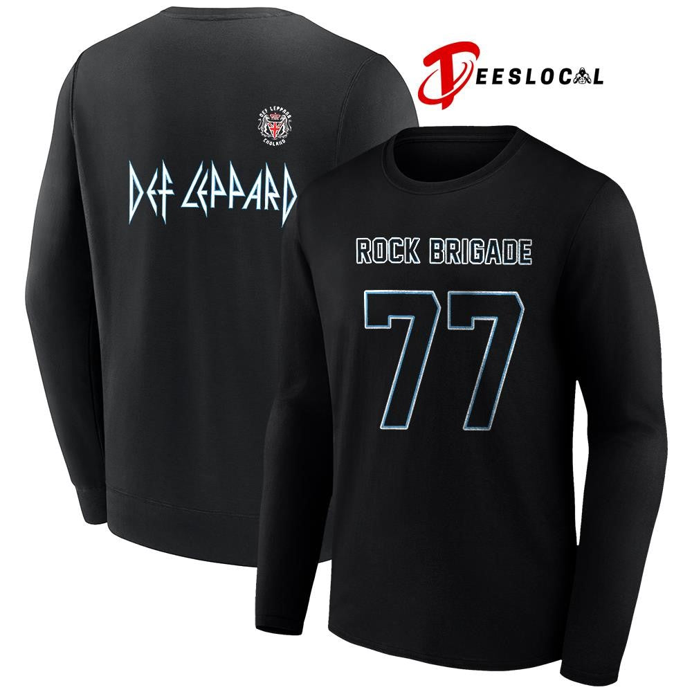 Def Leppard tour UK and EU Rock Brigate 77 shirt
