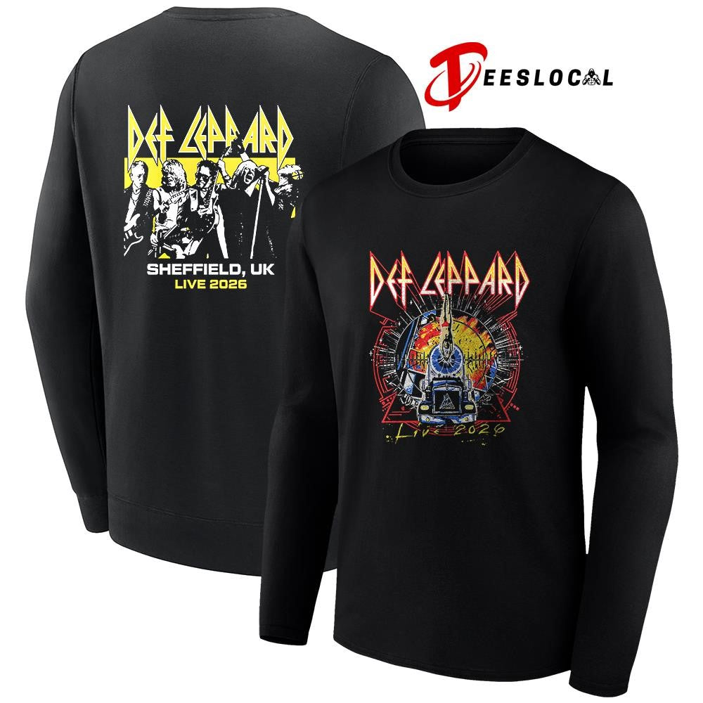 Def Leppard tour UK and EU Sheffield UK event shirt