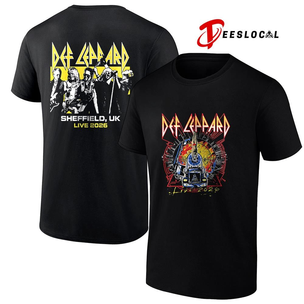 Def Leppard tour UK and EU Sheffield UK event shirt