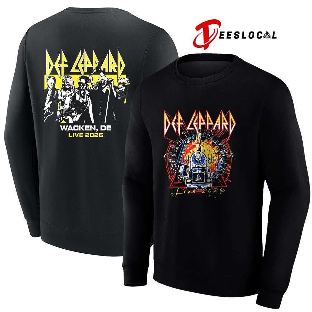 Def Leppard tour UK and EU Wacken Germany event shirt