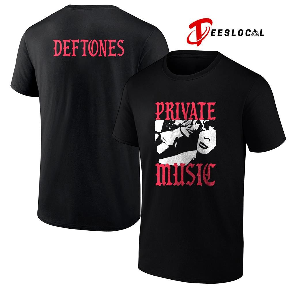 Deftone North America tour private music shirt