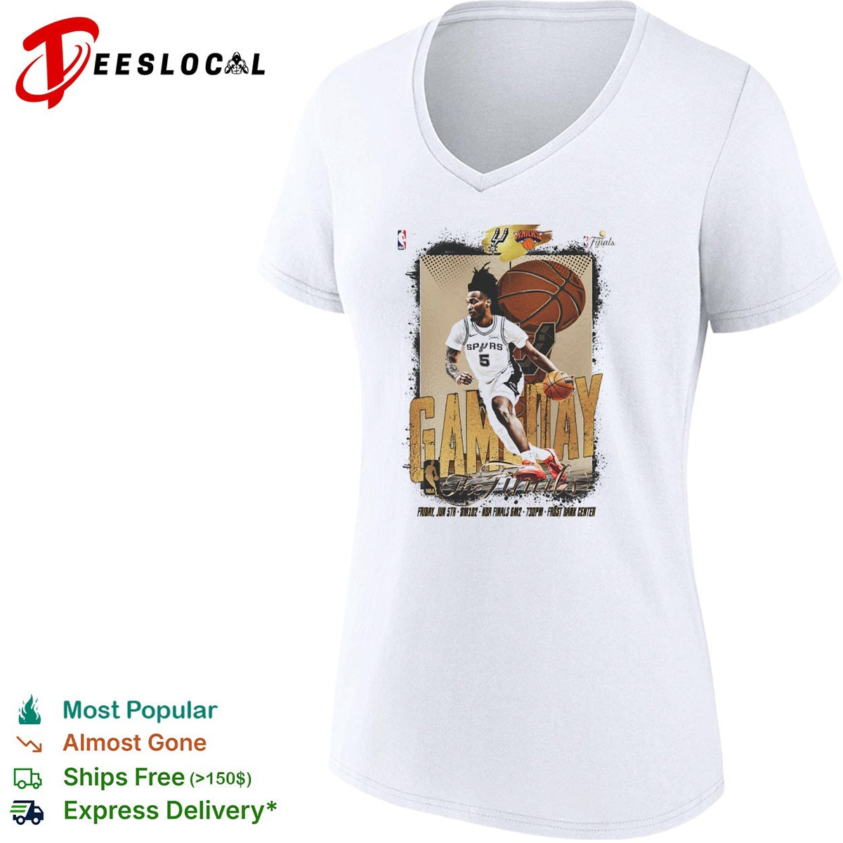 Dejounte Murray San Antonio Spurs NBA Finals Gameday Friday shirt