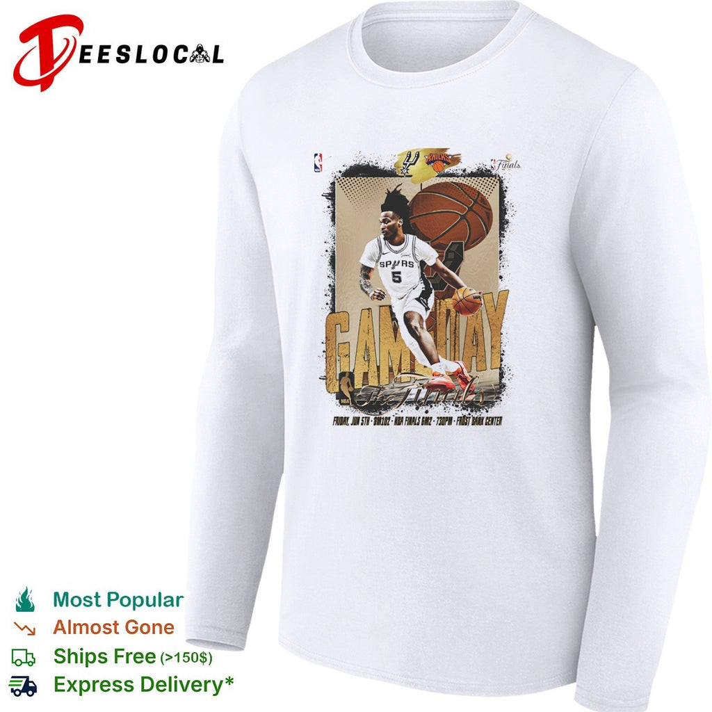 Dejounte Murray San Antonio Spurs NBA Finals Gameday Friday shirt