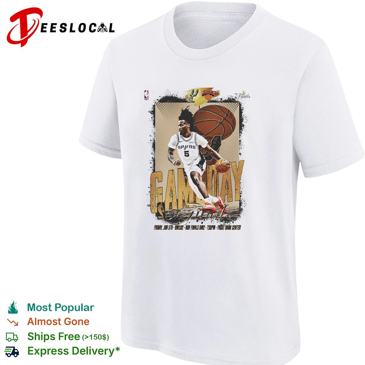 Dejounte Murray San Antonio Spurs NBA Finals Gameday Friday shirt