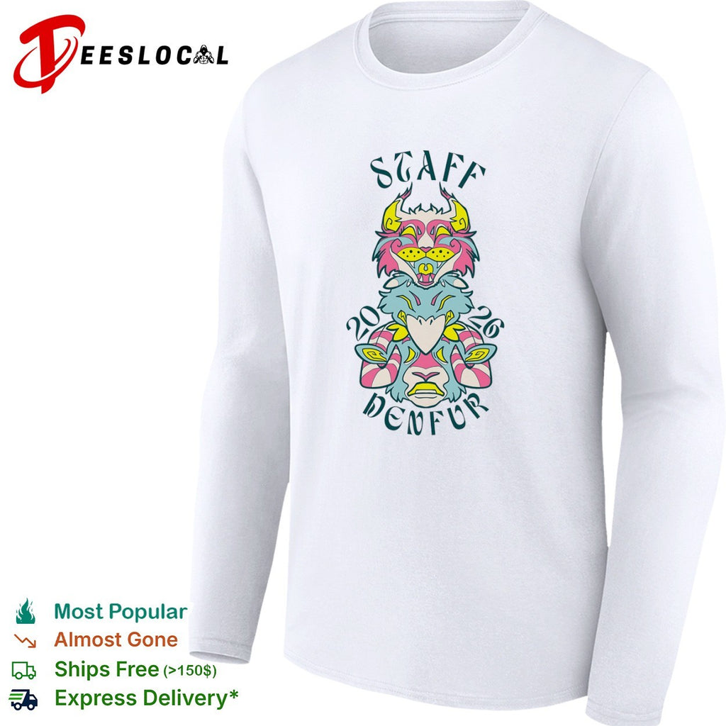 DenFur furry convention staff animal totem 2026 shirt