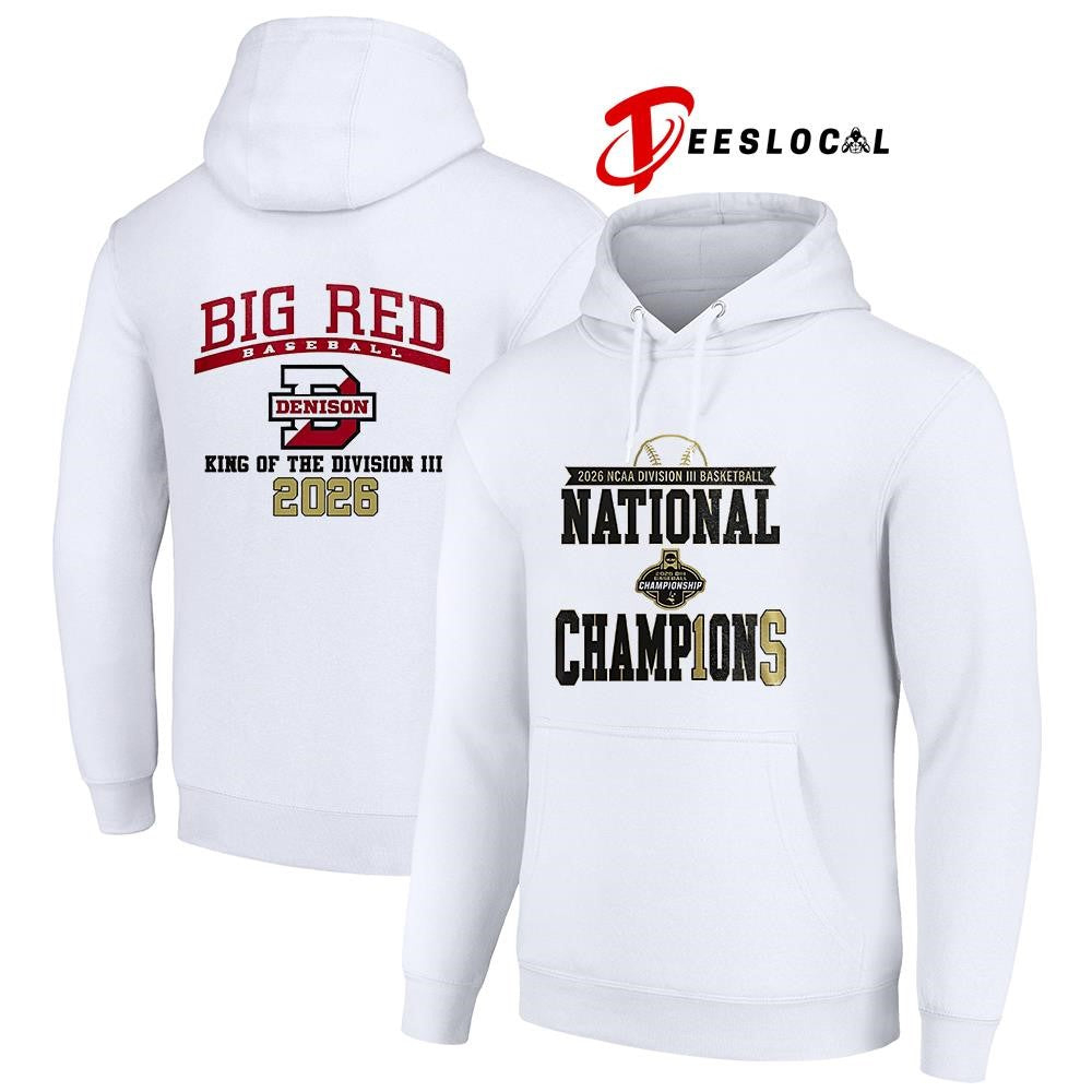 Denison Big Red 2026 King Of The Division III national champions shirt