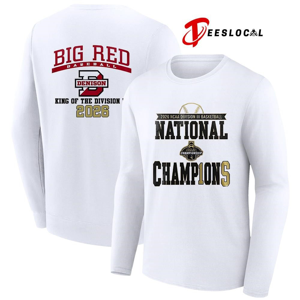Denison Big Red 2026 King Of The Division III national champions shirt
