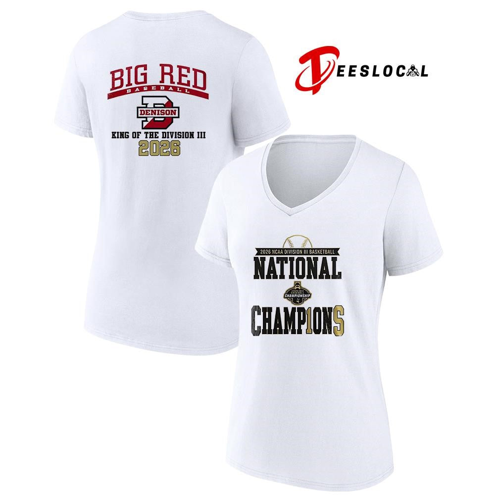 Denison Big Red 2026 King Of The Division III national champions shirt