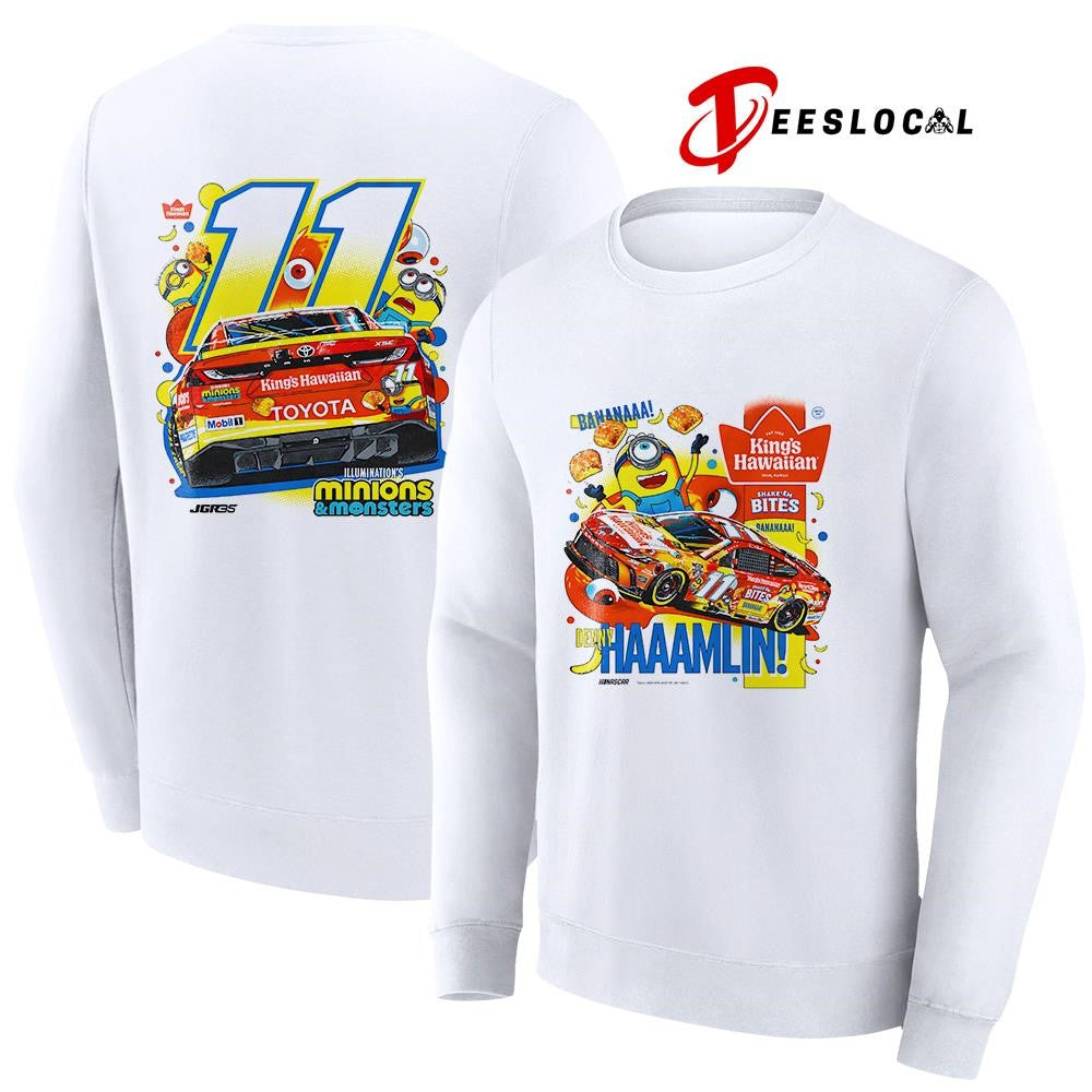 Denny Haaamlin Minions and monsters King’s Hawaiian shake ’em bite bananaaa shirt