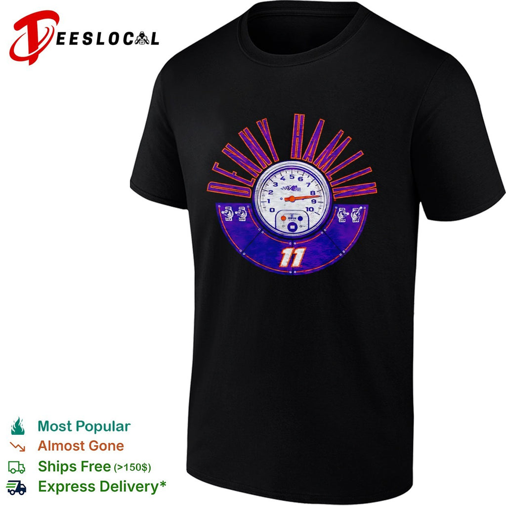Denny Hamlin 11 Joe Gibbs Racing Nascar Cup Series Tachometer Racing Logo shirt