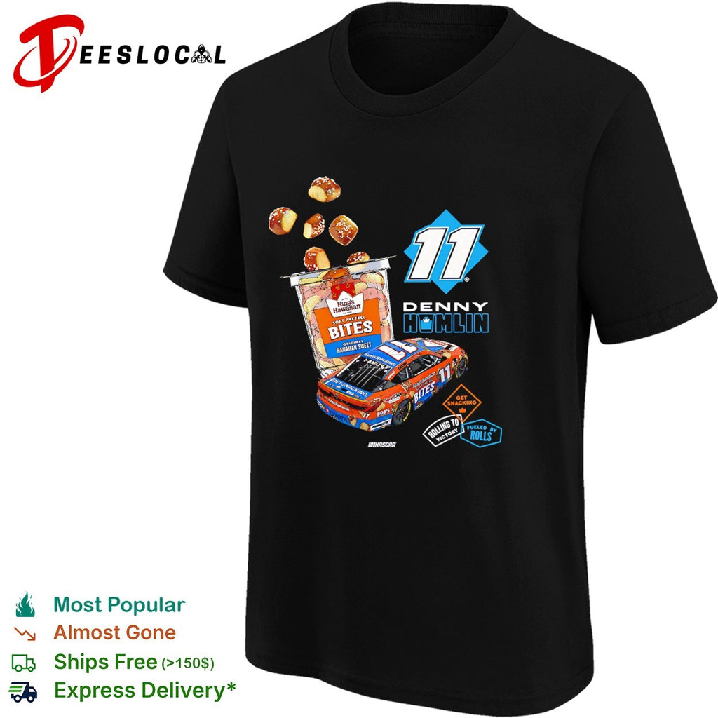 Denny Hamlin 11 Joe Gibbs Racing Nascar Kings Hawaiian Soft Pretzel Bites shirt