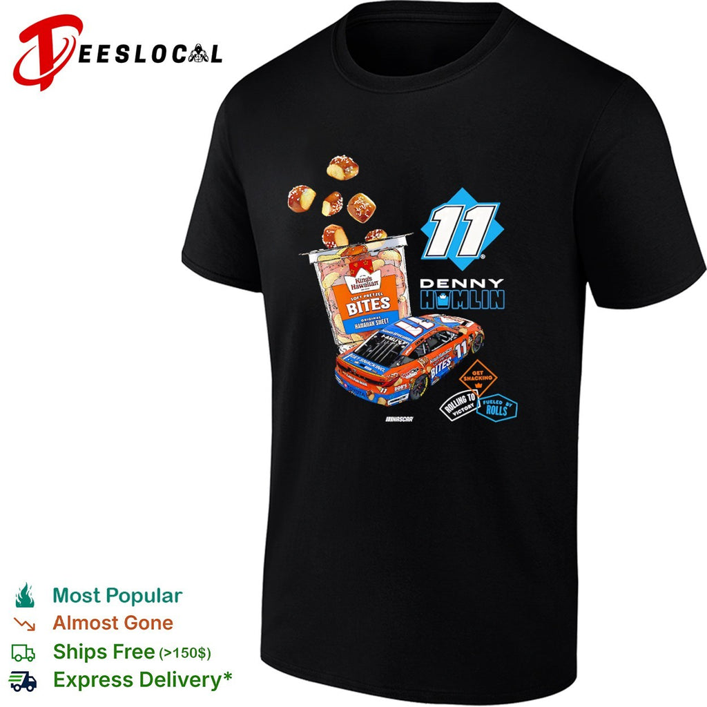 Denny Hamlin 11 Joe Gibbs Racing Nascar Kings Hawaiian Soft Pretzel Bites shirt