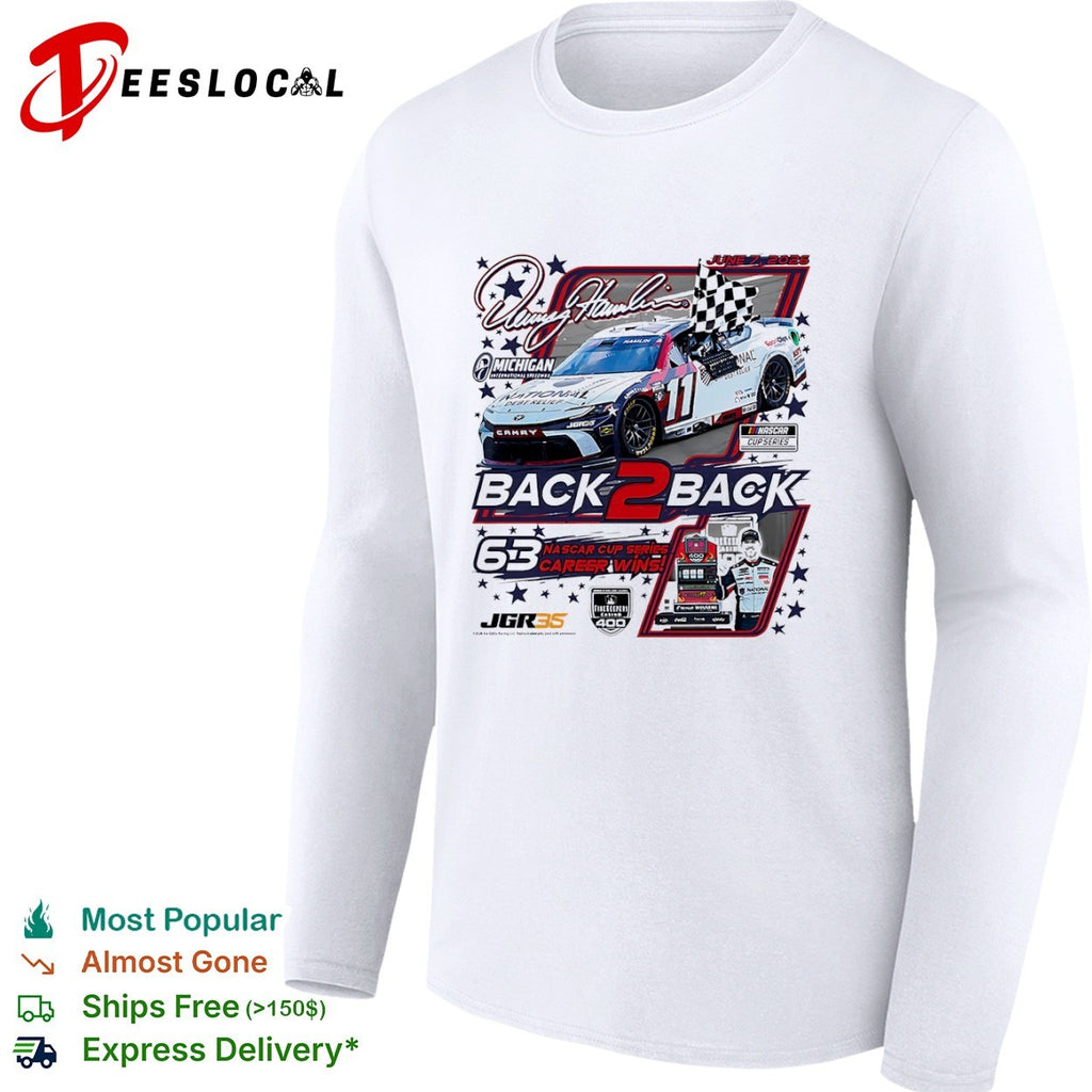 Denny Hamlin Joe Gibbs Racing NASCAR Cup Series Michigan International Speedway shirt