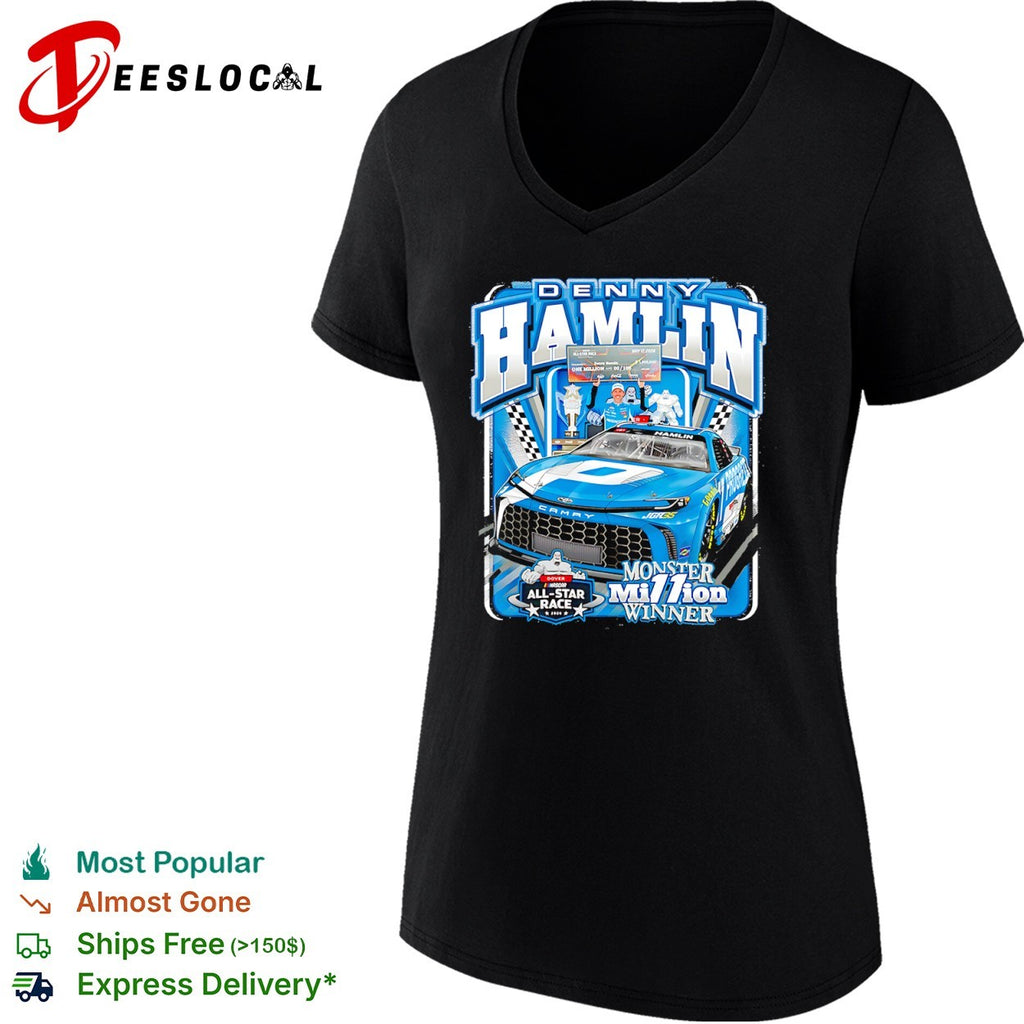 Denny Hamlin Joe Gibbs Racing NASCAR Dover All Star Race 2026 Monster Million shirt