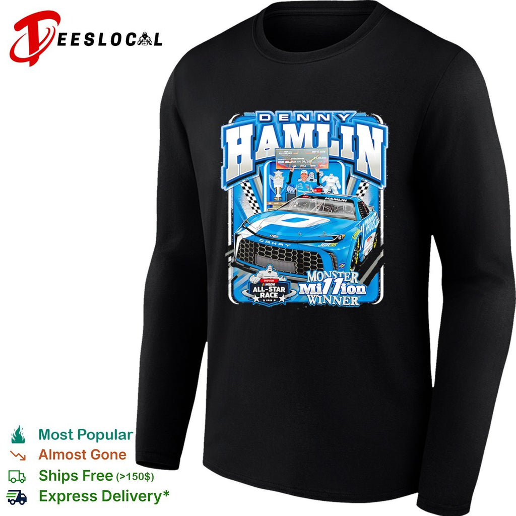 Denny Hamlin Joe Gibbs Racing NASCAR Dover All Star Race 2026 Monster Million shirt