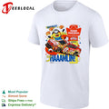 Denny Hamlin Joe Gibbs Racing NASCAR Minions King’s Hawaiian Bananaaa Shake’em Bites shirt
