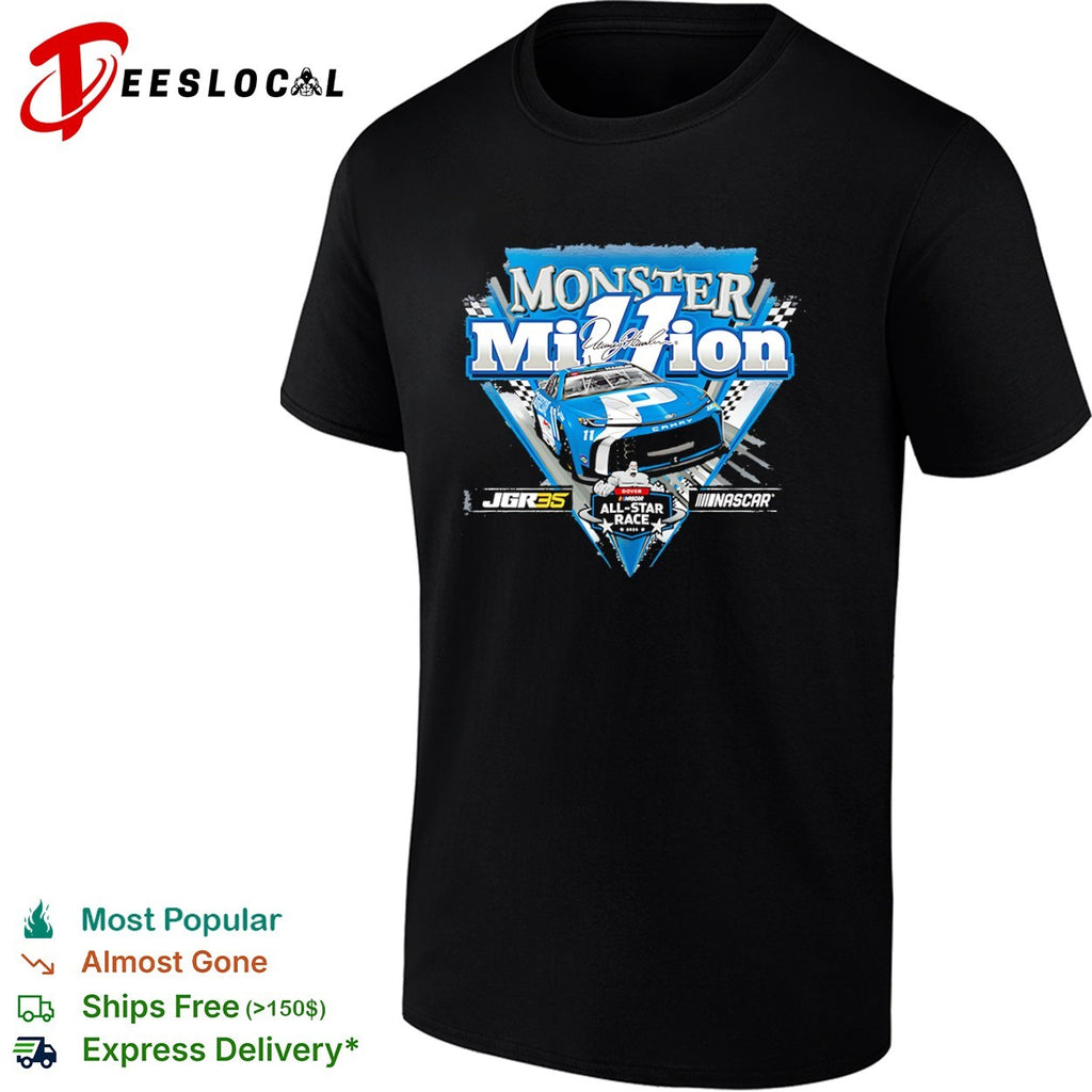Denny Hamlin Monster Million NASCAR Dover All Star Race 2024 JGR35 Toyota Camry shirt