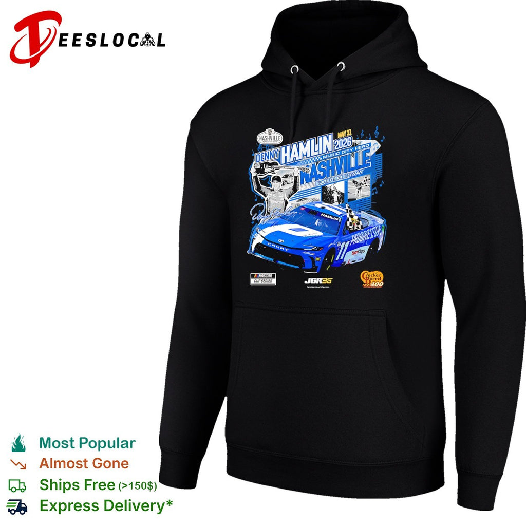 Denny Hamlin Nashville Superspeedway Cracker Barrel 400 NASCAR Cup Series 2026 shirt