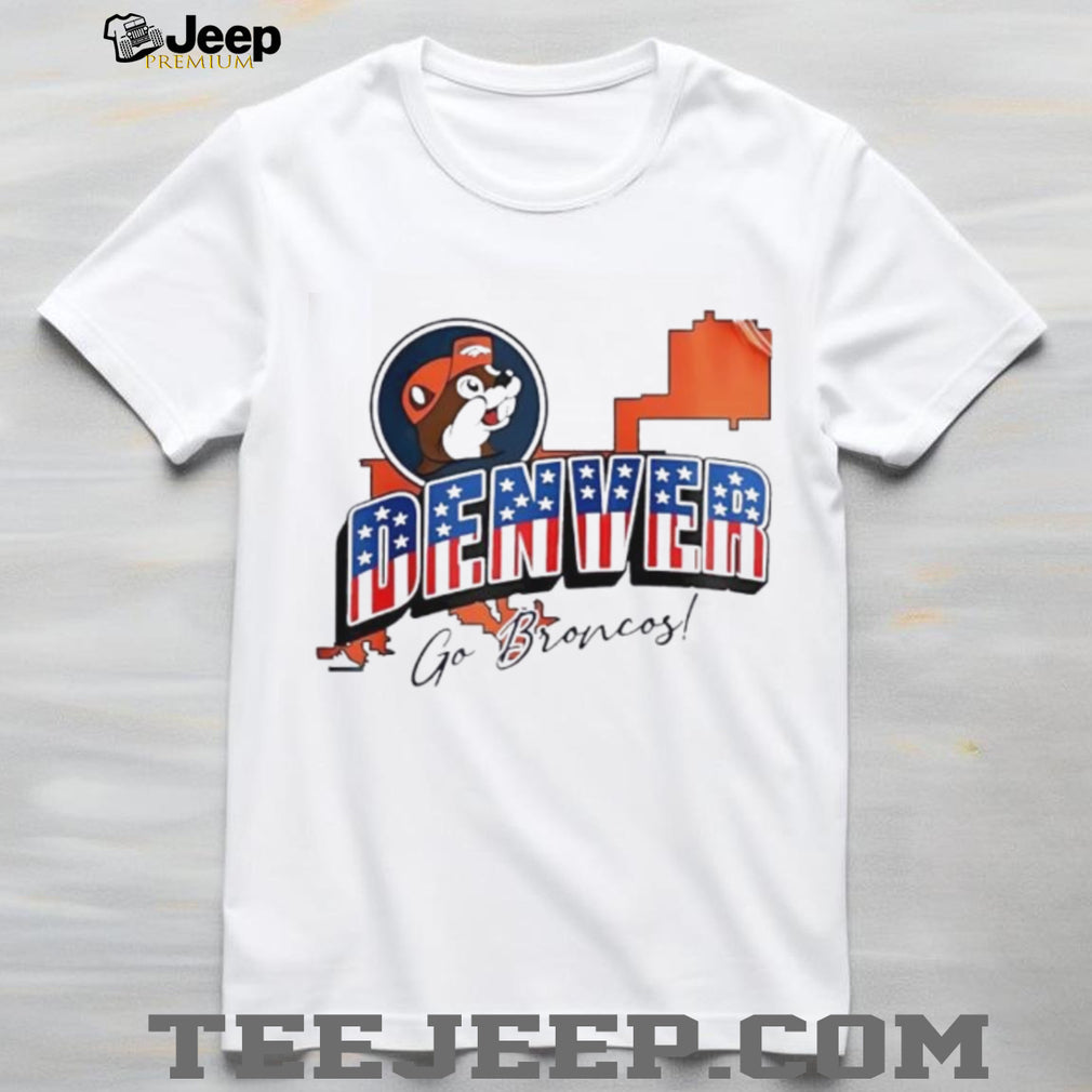 Denver Football Mascot State Map Graphic T Shirt