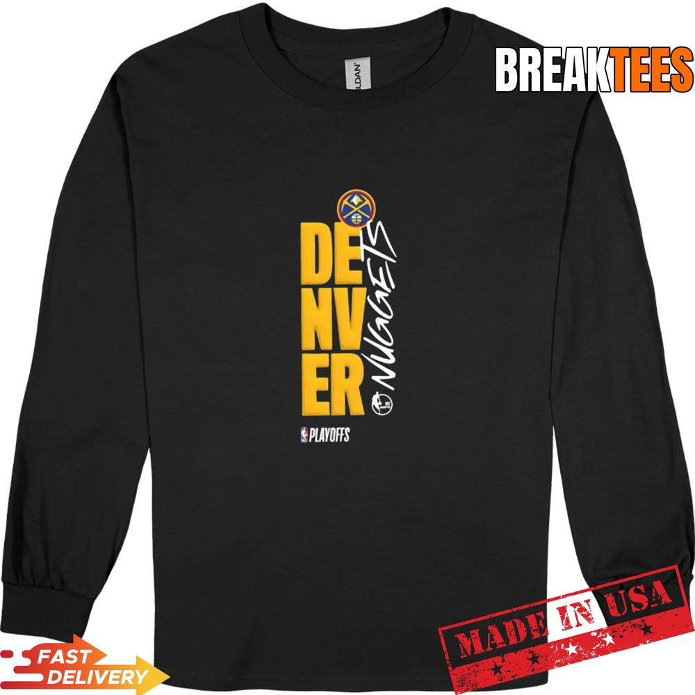 Denver Nuggets Basketball NBA Playoffs Logo T-Shirt