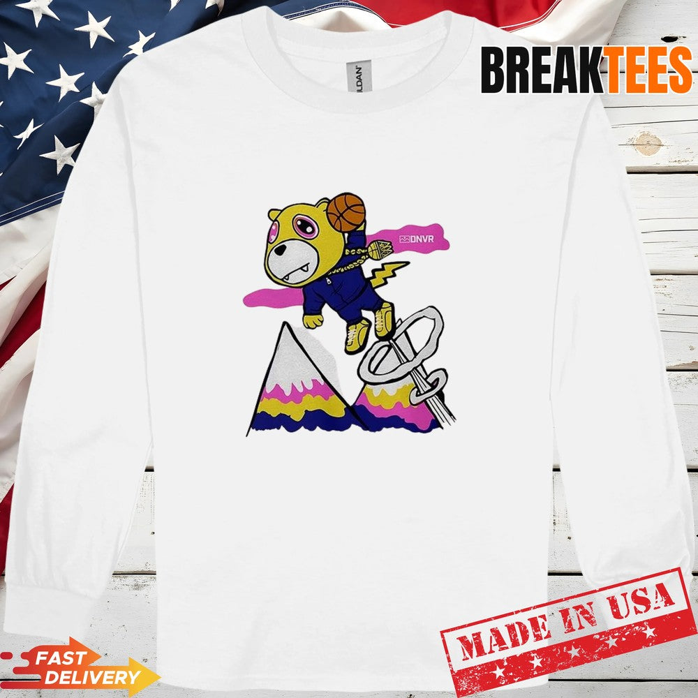 Denver Nuggets Flying Mascot T-Shirt