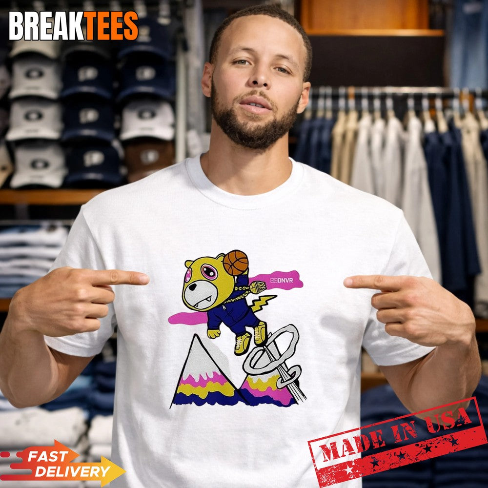 Denver Nuggets Flying Mascot T-Shirt