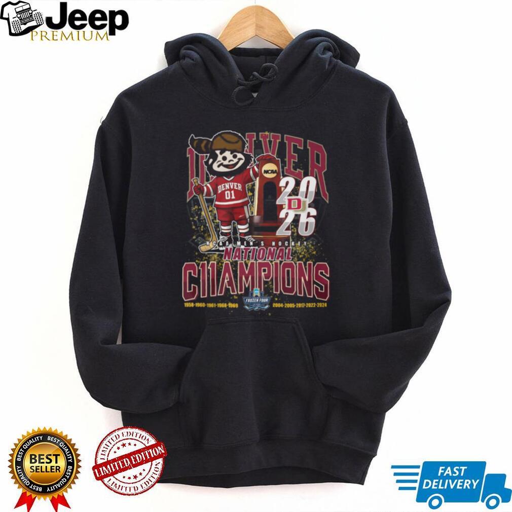 Denver Pioneers 2024 NCAA Men’s Hockey National Champions T Shirt