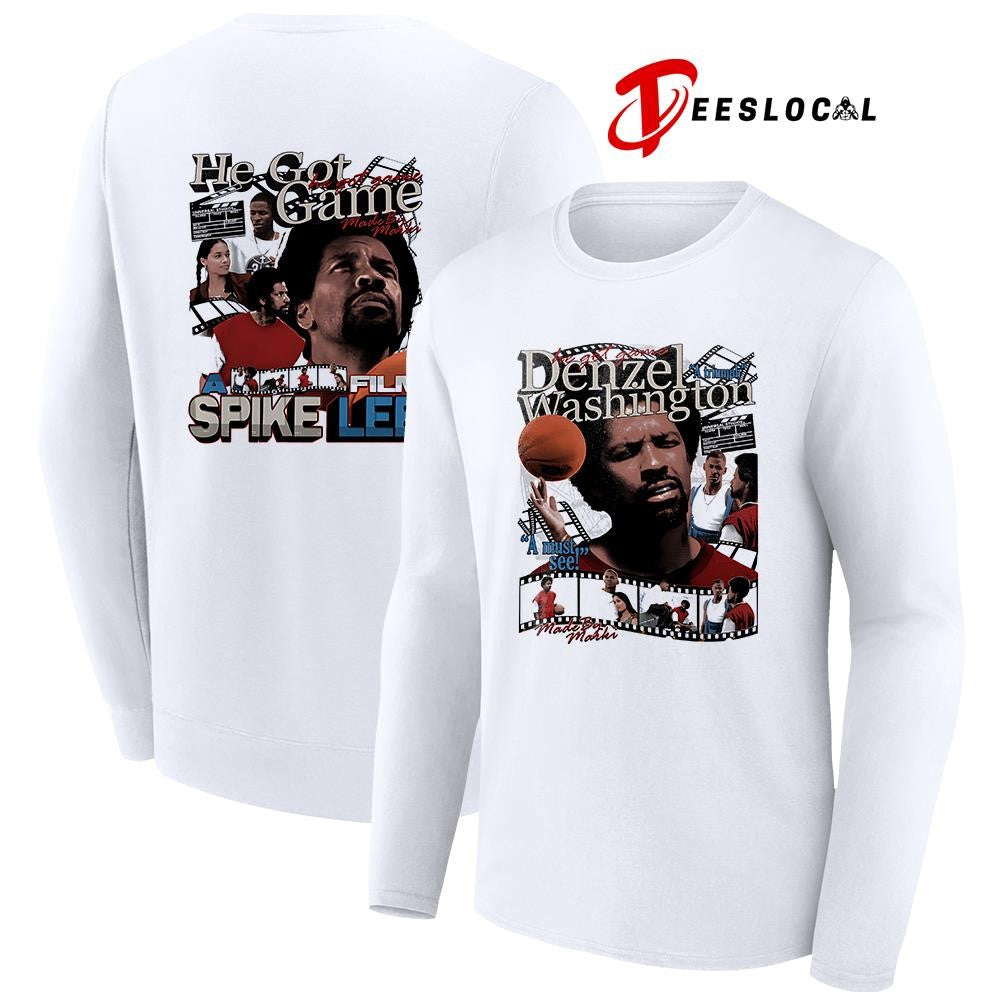 Denzel Washington a triumph a must see he got game shirt