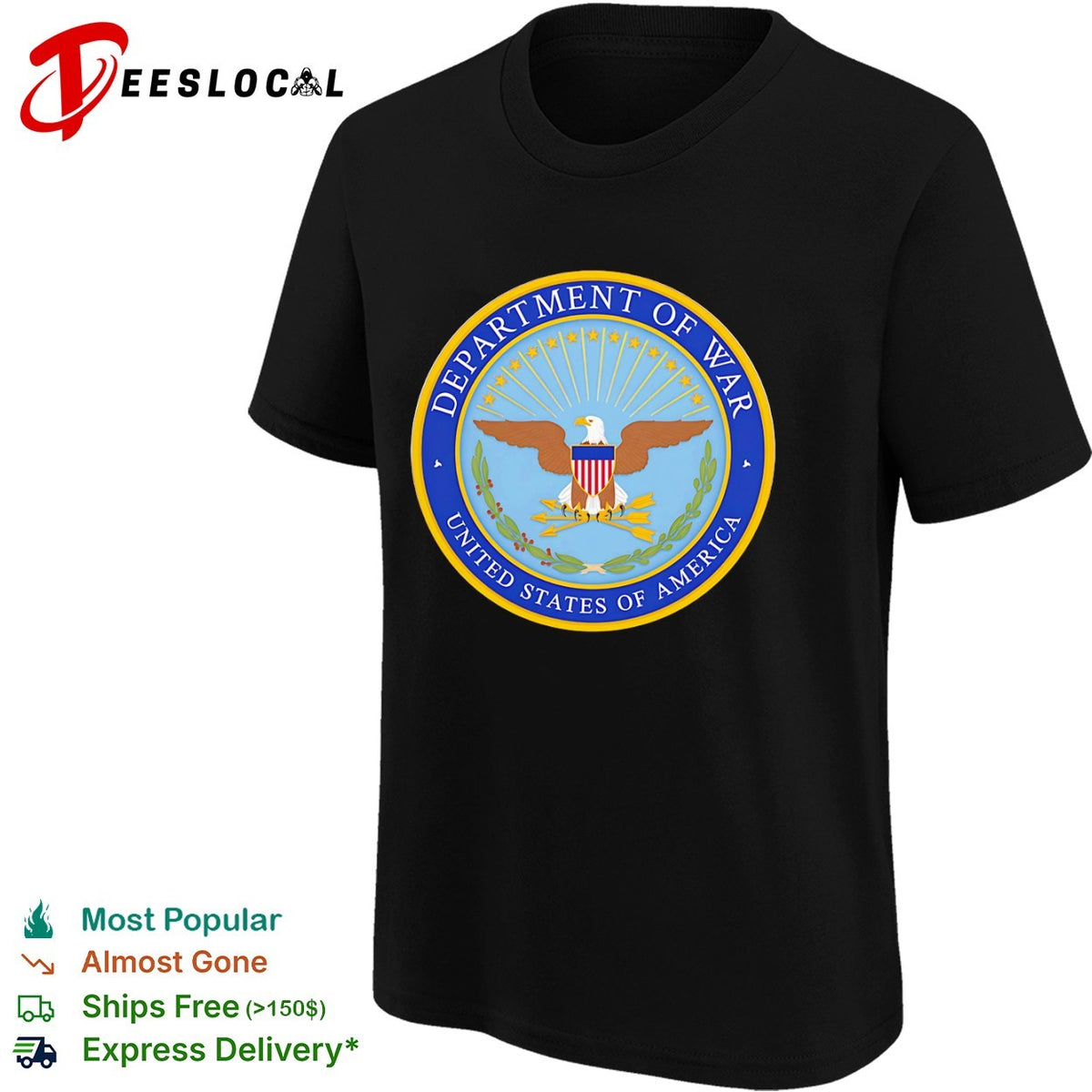 Department of War United States of America Seal Patriotic shirt