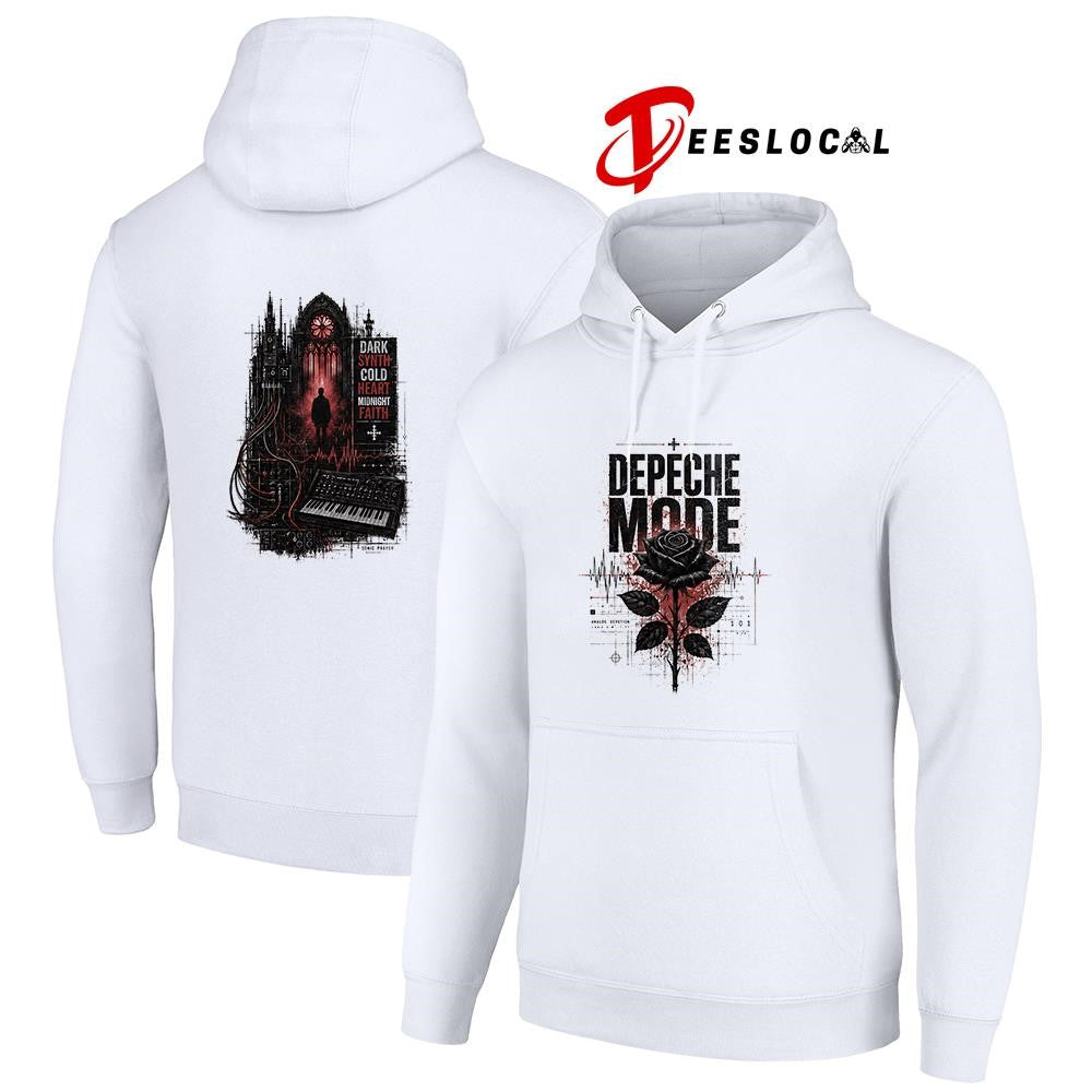Depeche Mode dark synth cold heart midnight faith graphic shirt