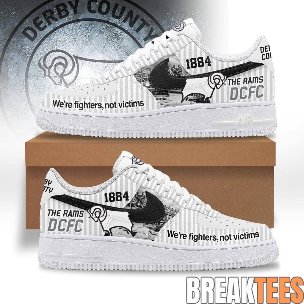 Derby County 1884 The Rams DCFC Special Air Force 1 Shoes