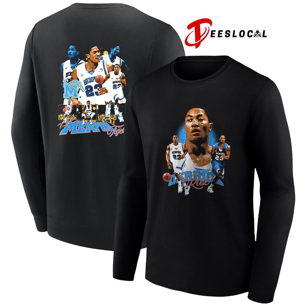 Derrick Rose x Memphis Tigers graphic signature shirt