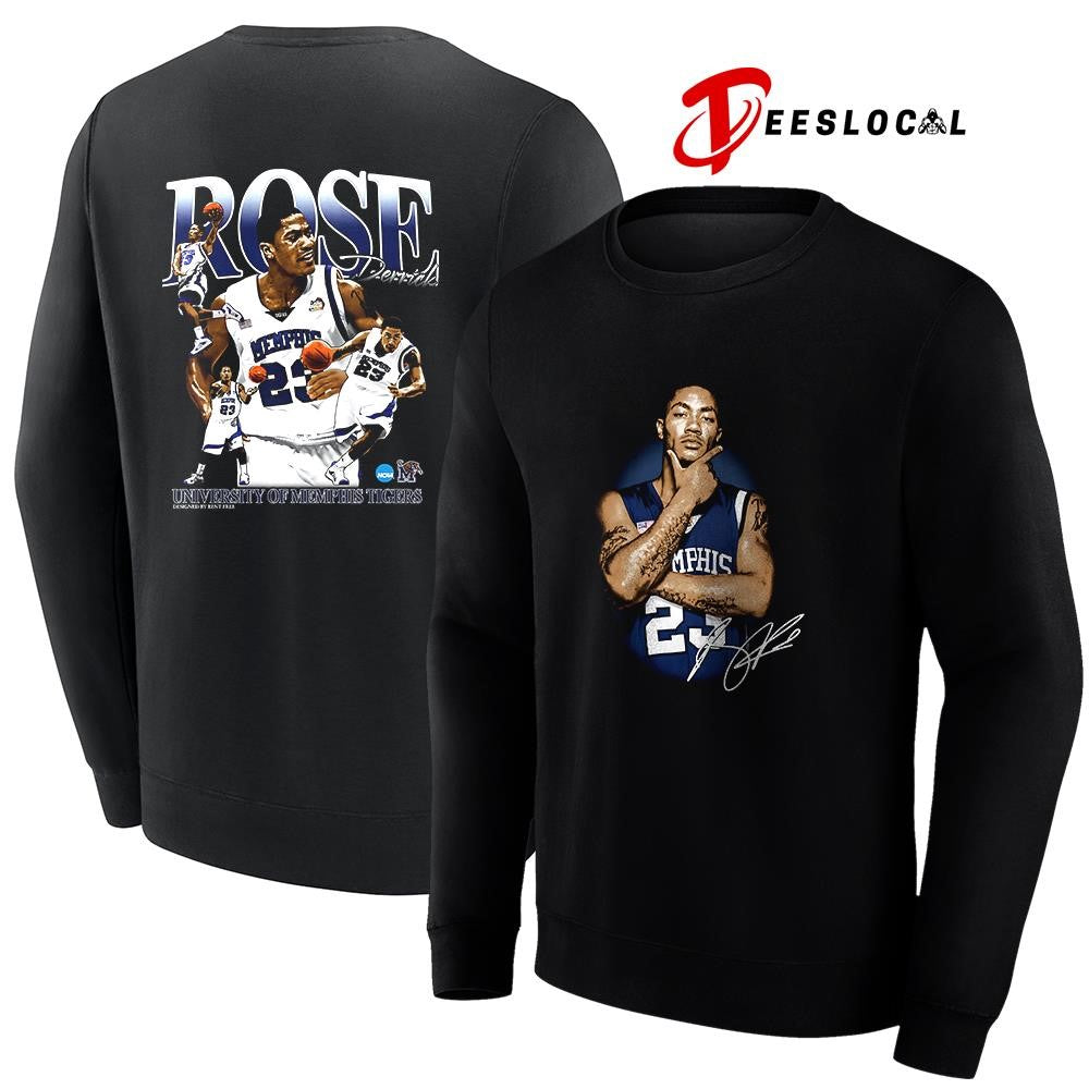 Derrick Rose x University of Memphis Tigers graphic signature shirt
