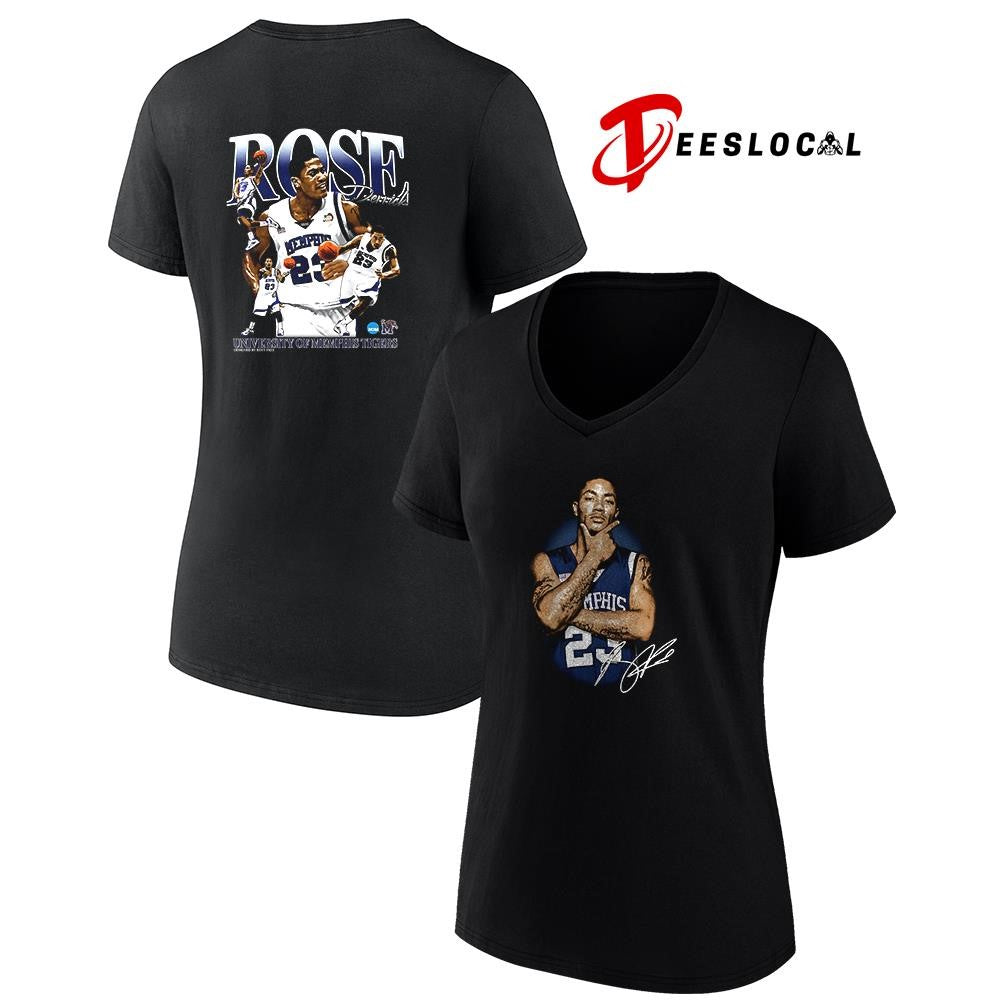 Derrick Rose x University of Memphis Tigers graphic signature shirt