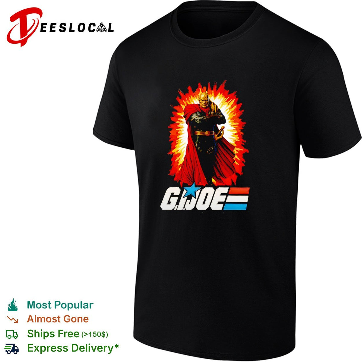 Destro G I Joe Cobra Commander Parody G I Joe A Real American Hero Cobra Command shirt