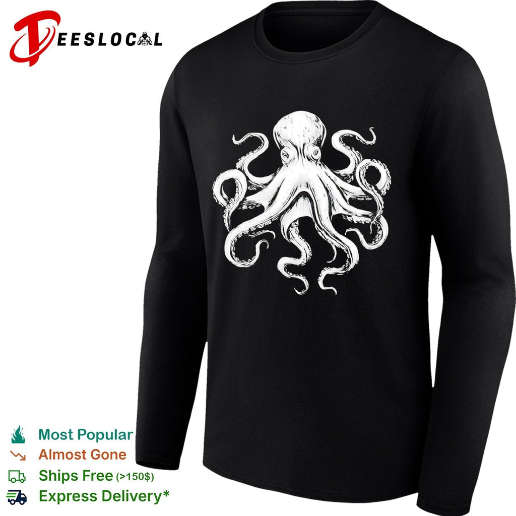 Detailed Kraken Tentacle Marine Life Animal shirt