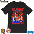 Detroit Basketball Bad Boys Vintage Graphic T Shirt